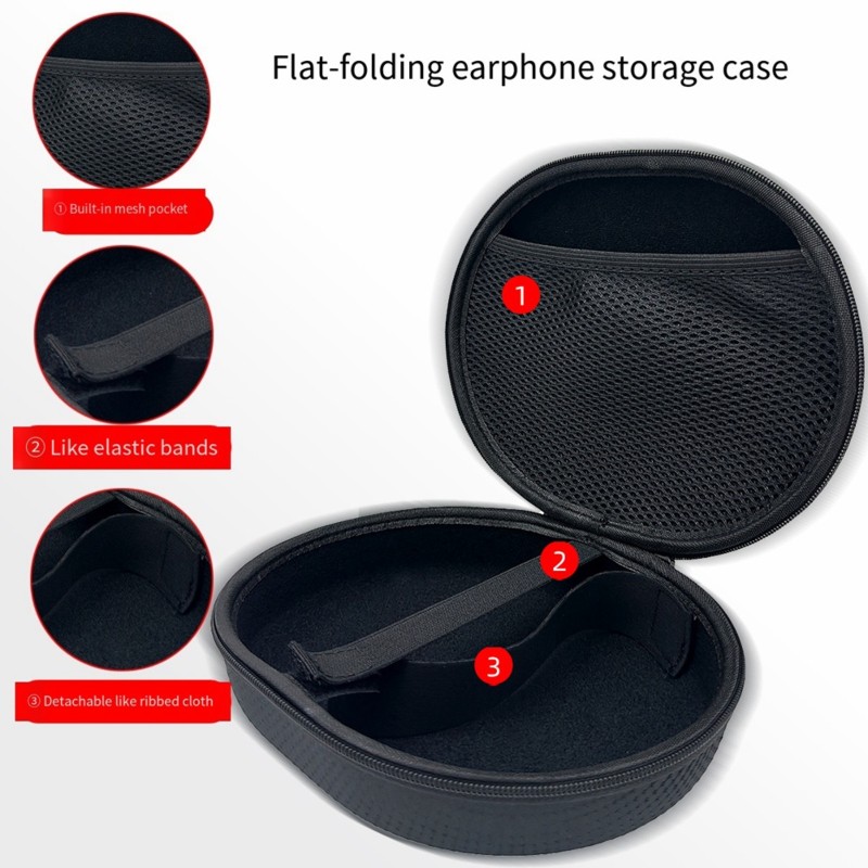 Headphone Case Hard - PHILE-Hard EVA Protective Carrying Case For
