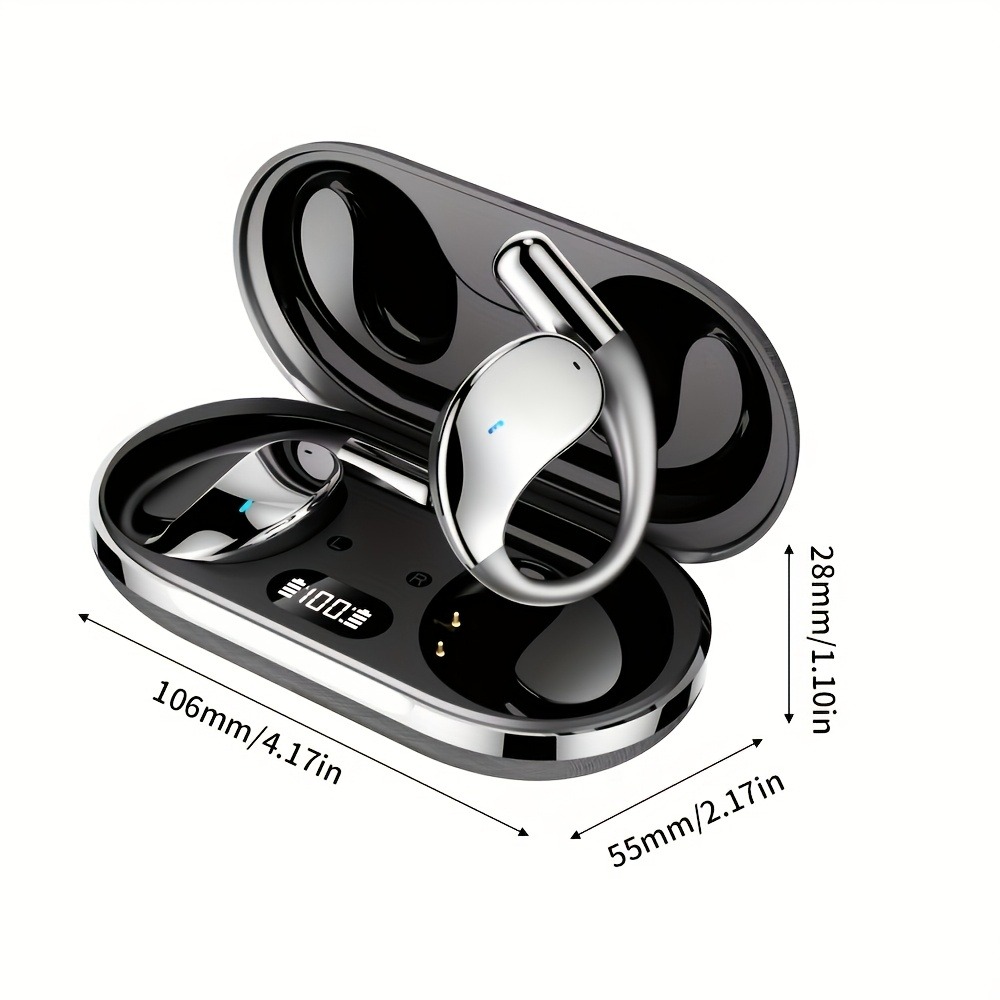 Sports Earphone Hook - AI Bluetooth 5.4 earphones，144+ languages, HiFi