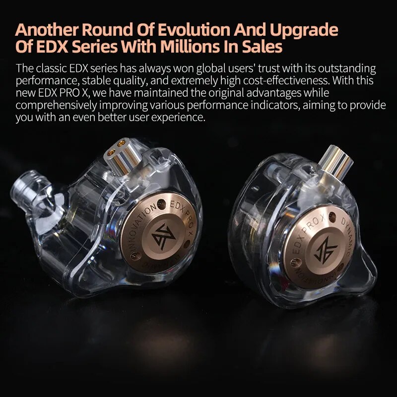 KZ EDX PRO X Wired Earphones H - Audiophile Headphone Wired ulasan dan harga