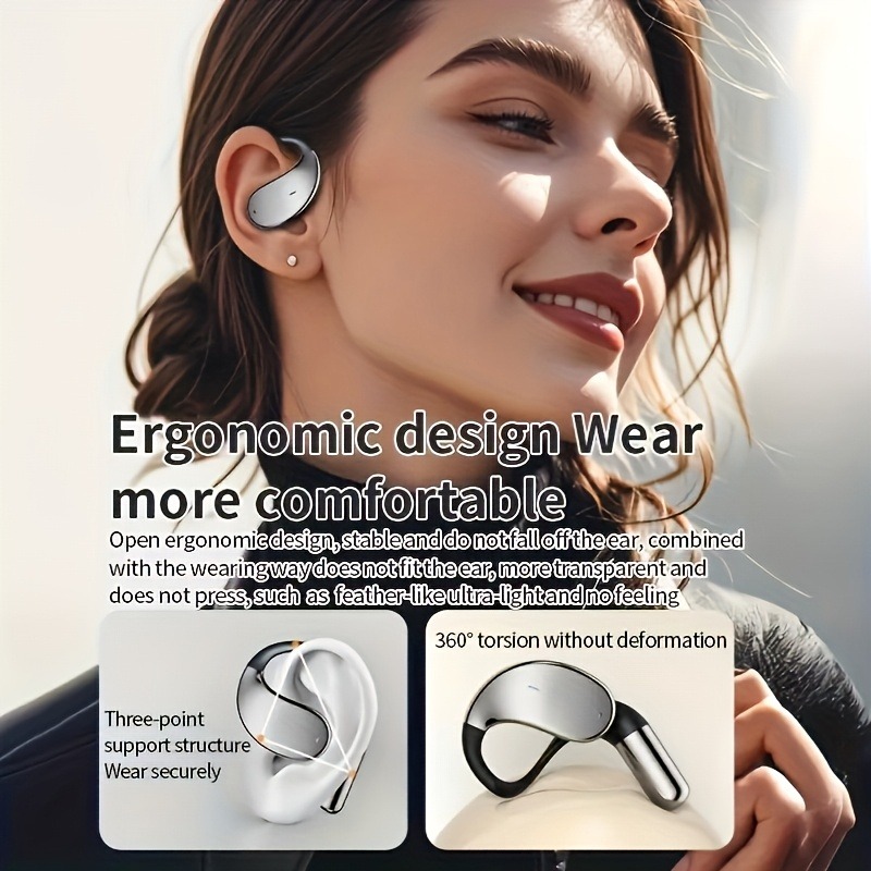 AI Bluetooth 5.4 earphones，144 - Sports Earphone Hook ulasan dan harga