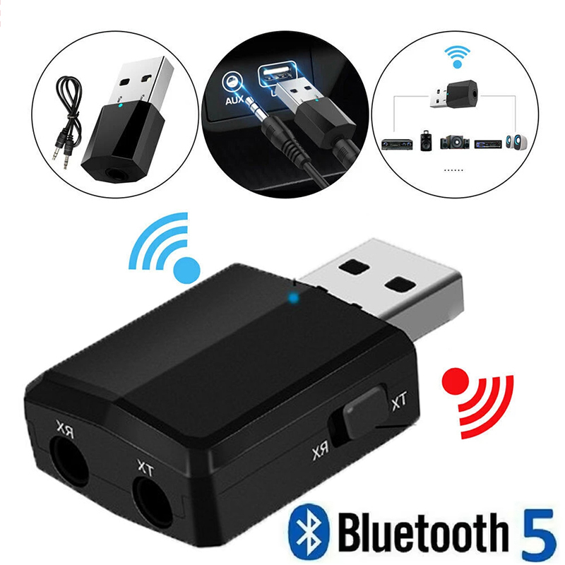 USB Bluetooth Receiver 3.5mm J - Bluetooth Adapter Receiver ulasan dan harga