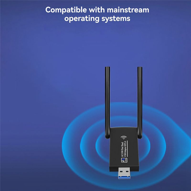 N34R-1300Mbps USB 3.0 Wifi Blu - Bluetooth Adapter Receiver ulasan dan harga