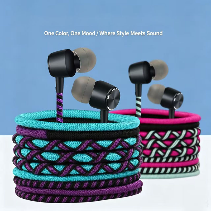 Braided Wired Earphone 3.5mm I - Audiophile Headphone Wired ulasan dan harga